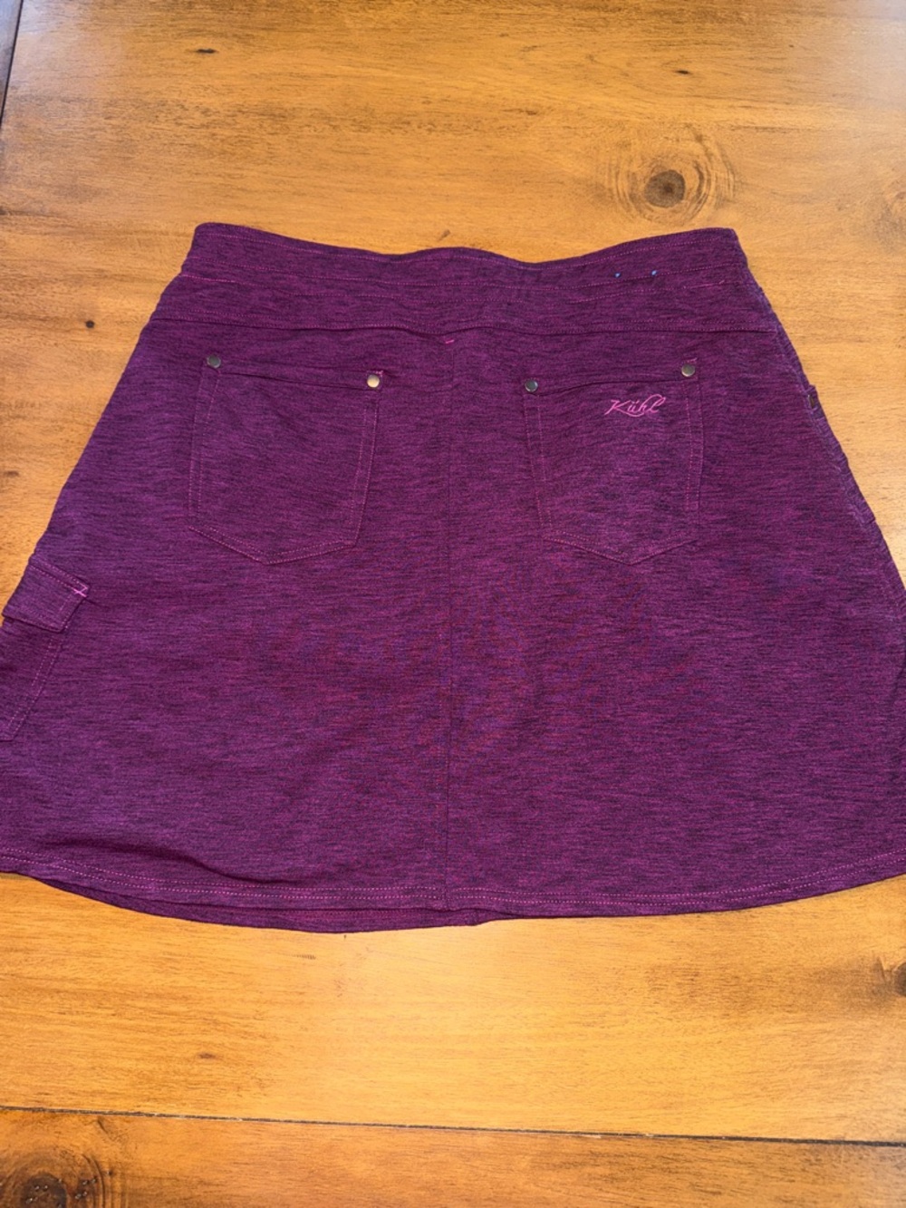 Purple A-Line Casual Women's Skort - Picture 7 of 10